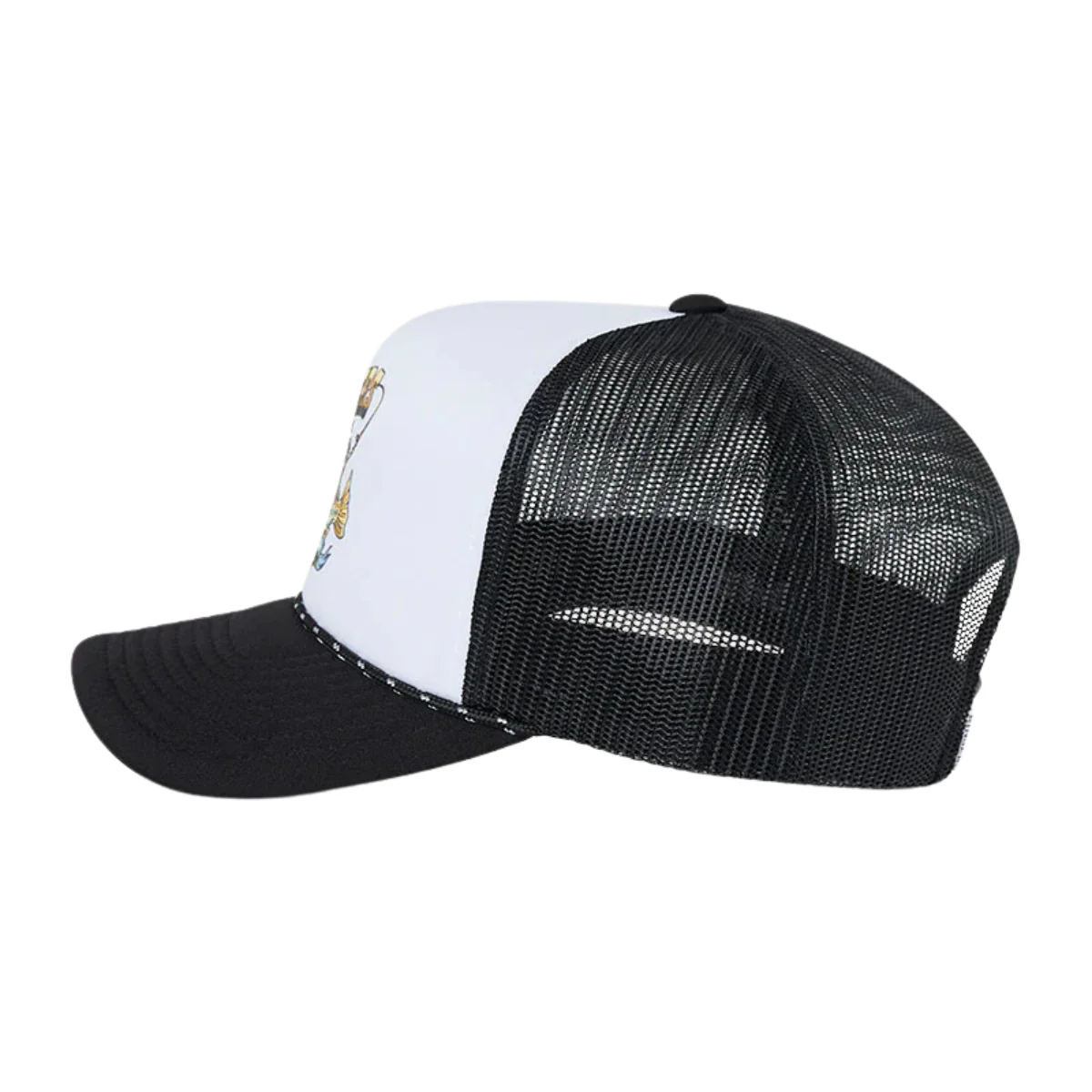 Ringers Western Bucking Barra Foam Cap (425061RW) White/Black - Image 3