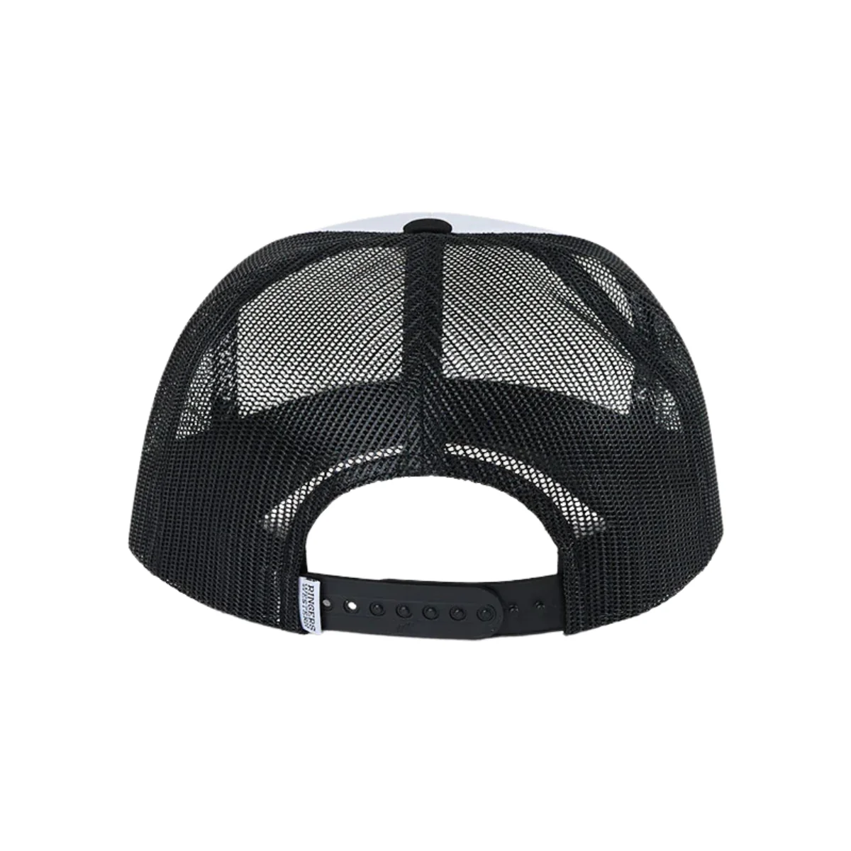 Ringers Western Bucking Barra Foam Cap (425061RW) White/Black - Image 4