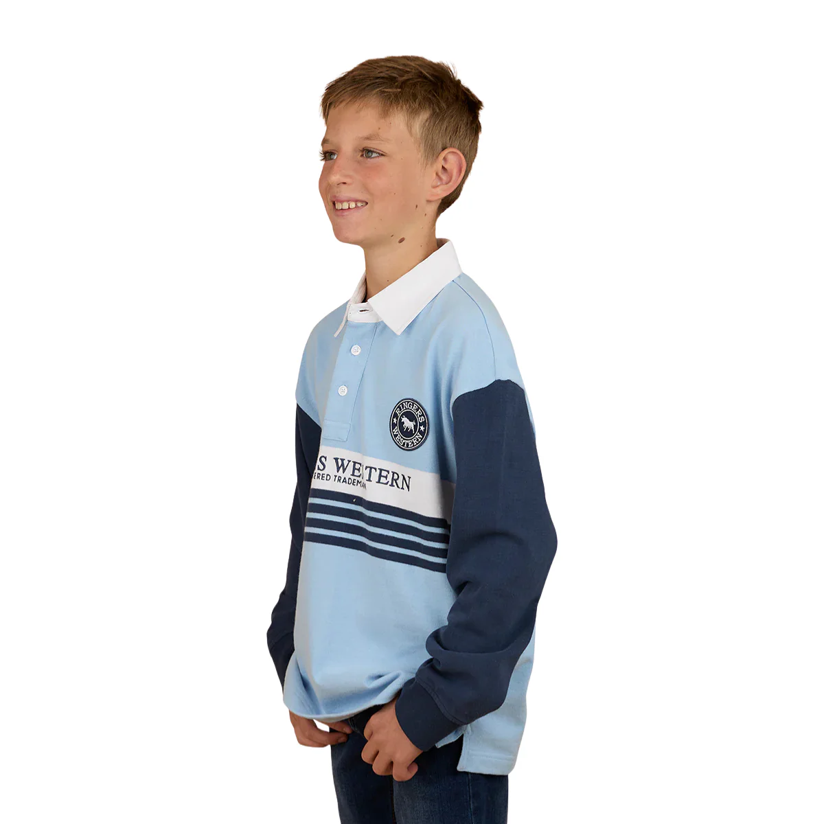 Ringers Western Childrens Footy Roo Rugby (325027RW) Blue - Image 2