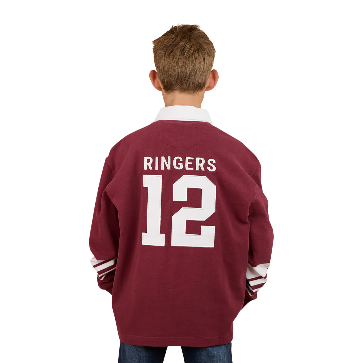 Ringers Western Childrens Footy Roo Rugby (325027RW) Burgundy - Image 4