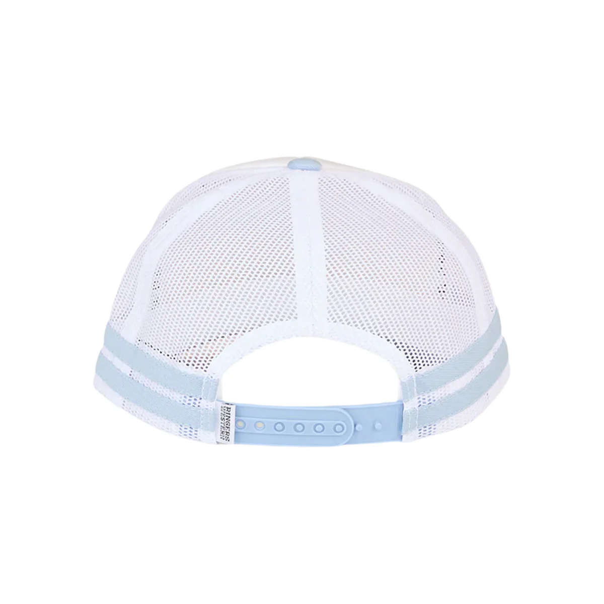 Ringers Western Childrens Stardust Foam Trucker Cap (425059RW) White/Light Blue - Image 4