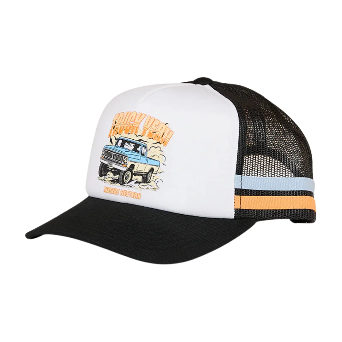Ringers Western Childrens Truck Yeah Foam Trucker Cap (425060RW) White/Black