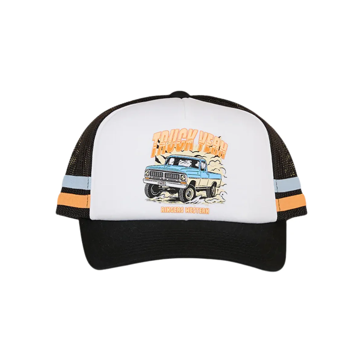 Ringers Western Childrens Truck Yeah Foam Trucker Cap (425060RW) White/Black - Image 2