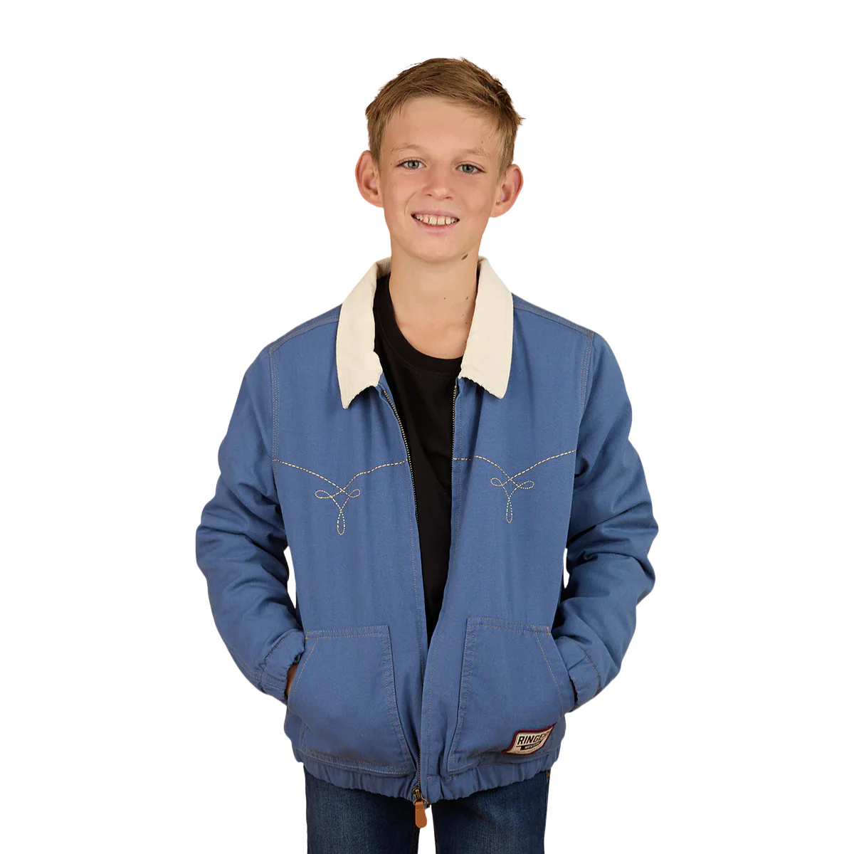 Ringers Western Childrens Westbury Western Jacket (325013RW) Yale Blue