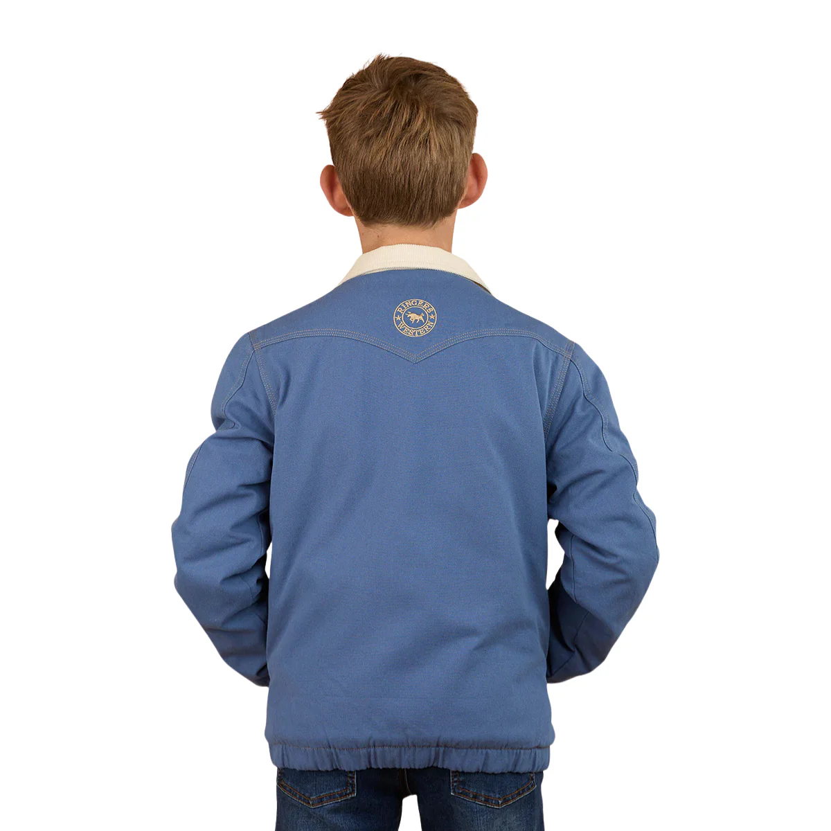 Ringers Western Childrens Westbury Western Jacket (325013RW) Yale Blue - Image 6