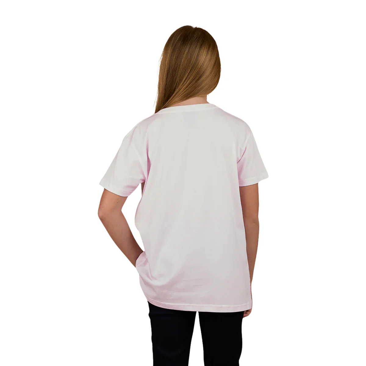 Ringers Western Girls Buttercup Classic Fit S/S Tee (325006RW) Barely Pink - Image 4