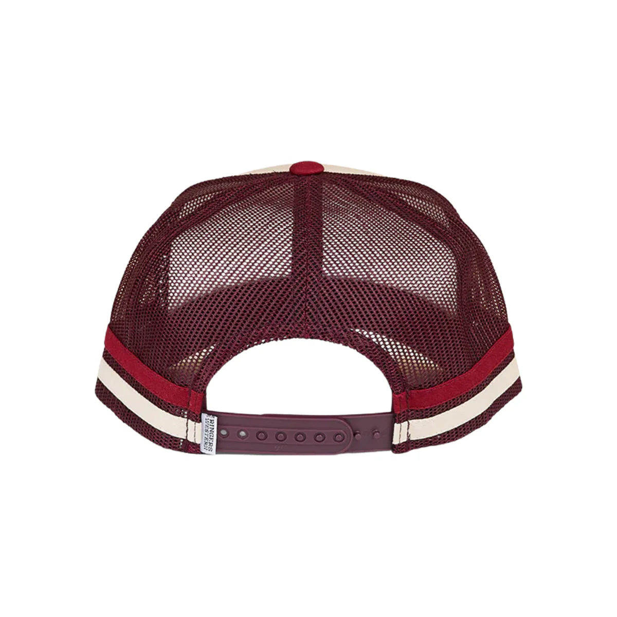 Ringers Western Mccoy Trucker Cap (425058RW) Maroon/Off White - Image 4