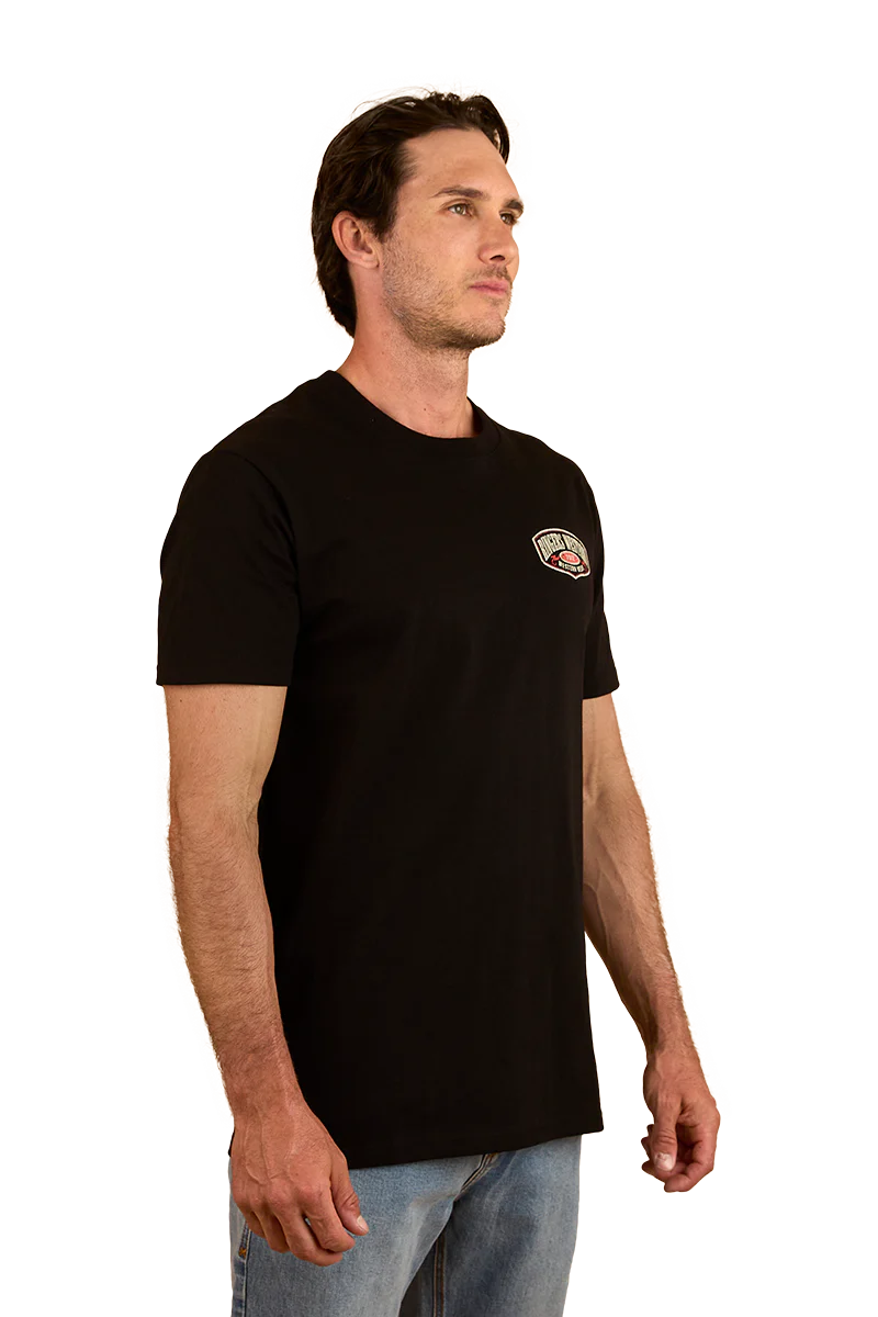 Ringers Western Mens Bars Best S/S Tee (124076RW) Black - Image 4