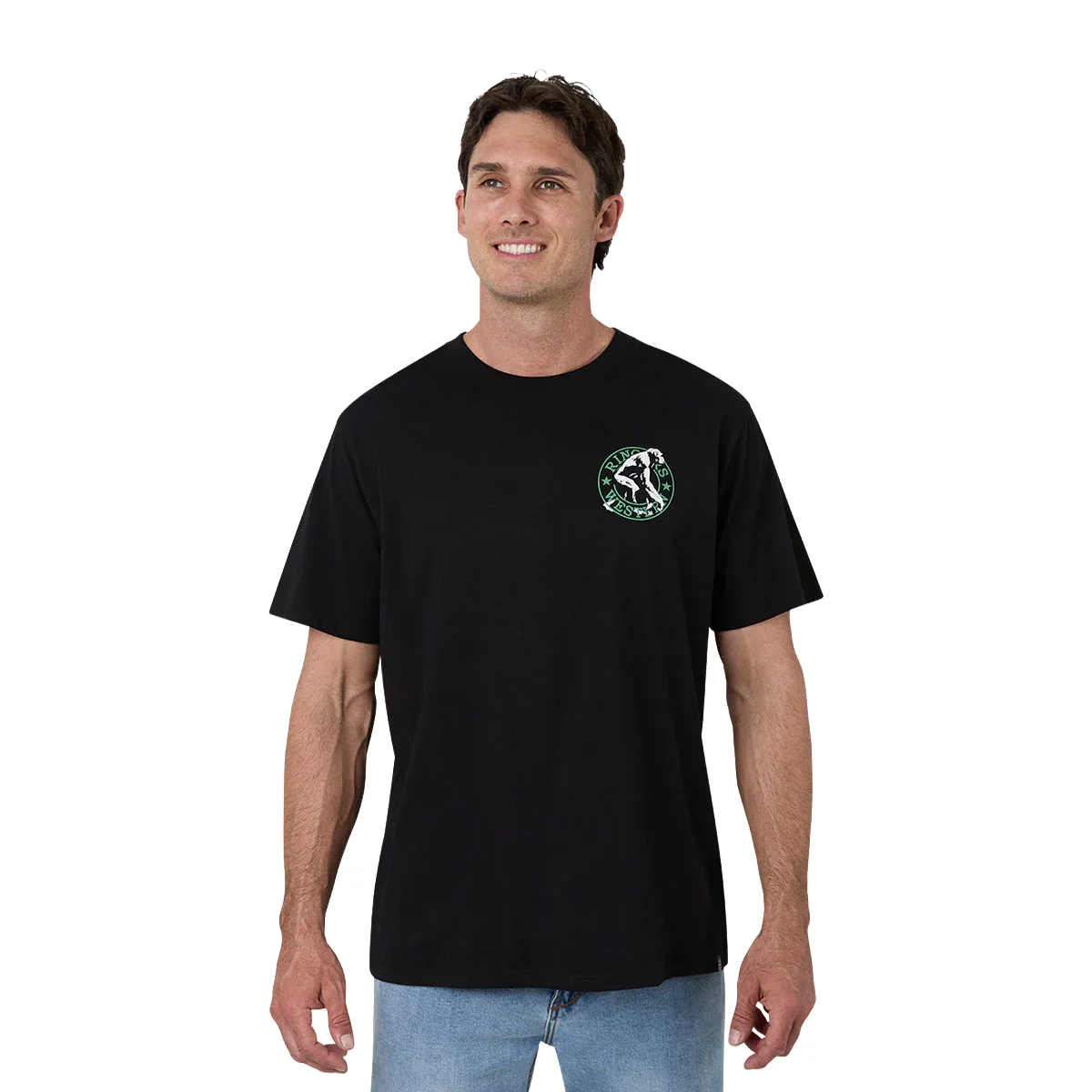Ringers Western Mens Evolution of The Cowboy Loose Fit S/S Tee (125063RW) Black - Image 2