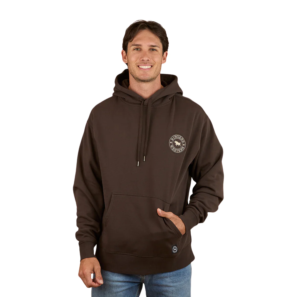 Ringers Western Mens Get Your Truck On Pullover Hoodie (125014RW) Charcoal - Image 2