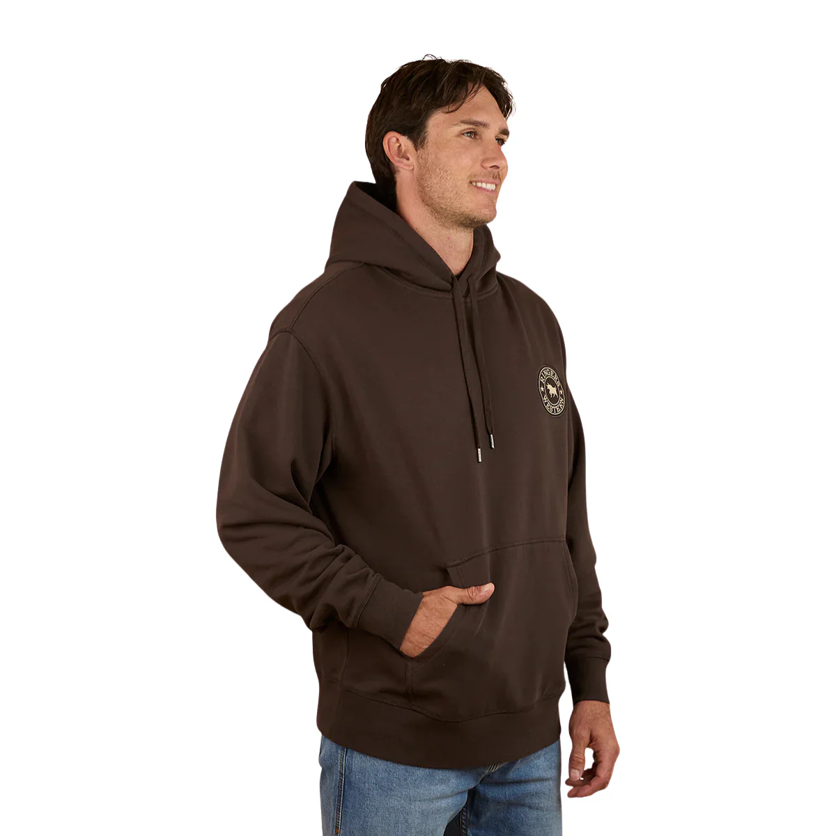 Ringers Western Mens Get Your Truck On Pullover Hoodie (125014RW) Charcoal - Image 3