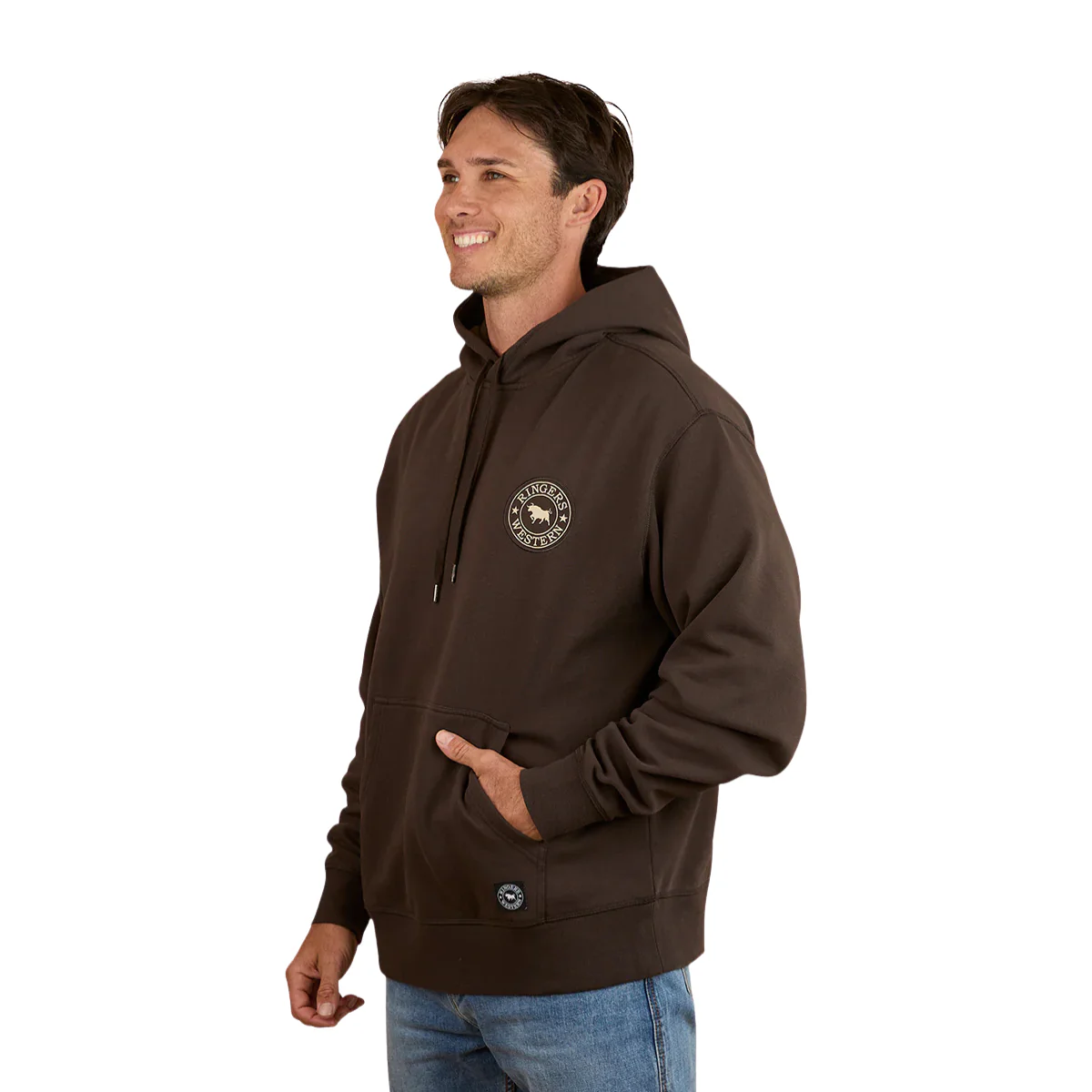 Ringers Western Mens Get Your Truck On Pullover Hoodie (125014RW) Charcoal - Image 4