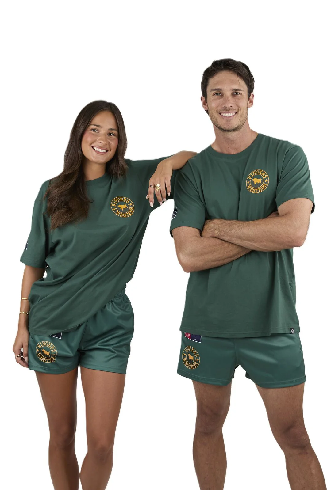 Ringers Western Mens Good Bloke Loose Fit S/S Tee (125072RW) Pine - Image 10