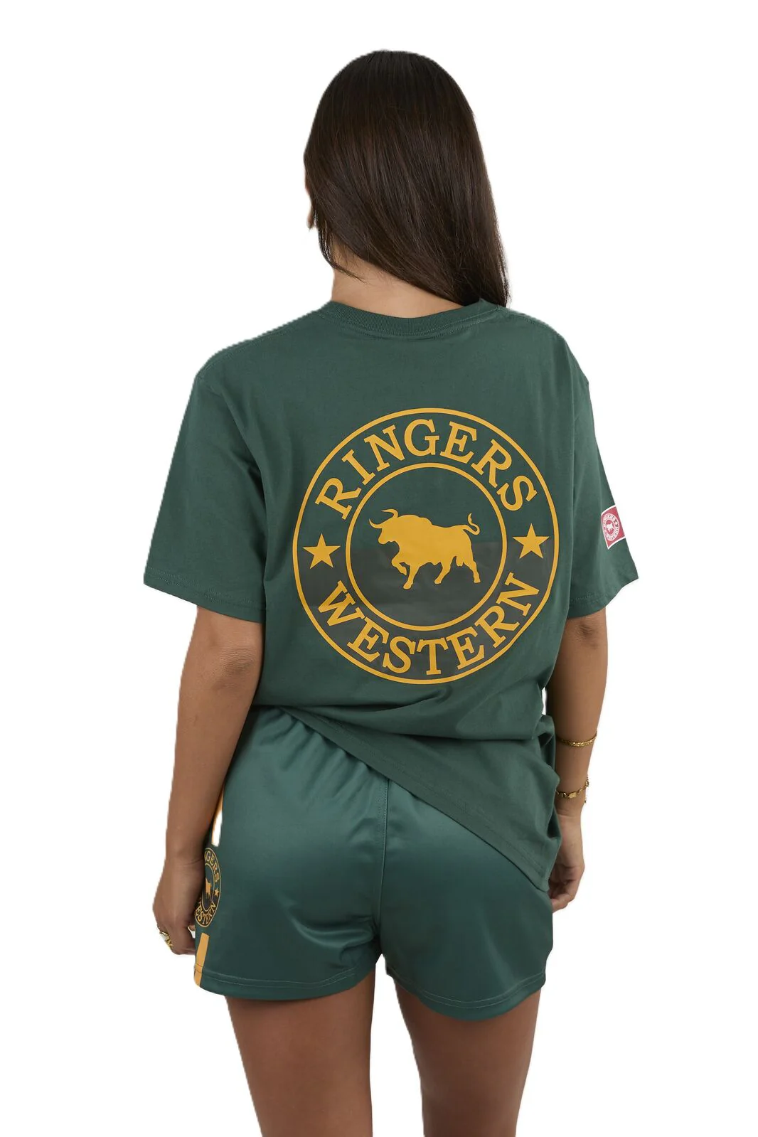 Ringers Western Mens Good Bloke Loose Fit S/S Tee (125072RW) Pine - Image 7