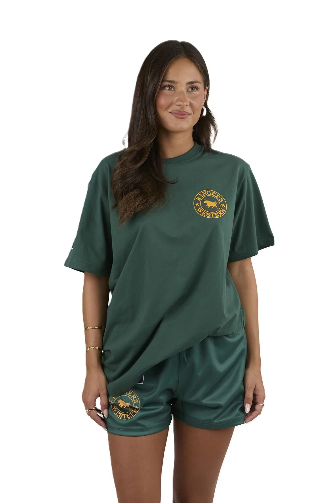 Ringers Western Mens Good Bloke Loose Fit S/S Tee (125072RW) Pine - Image 9