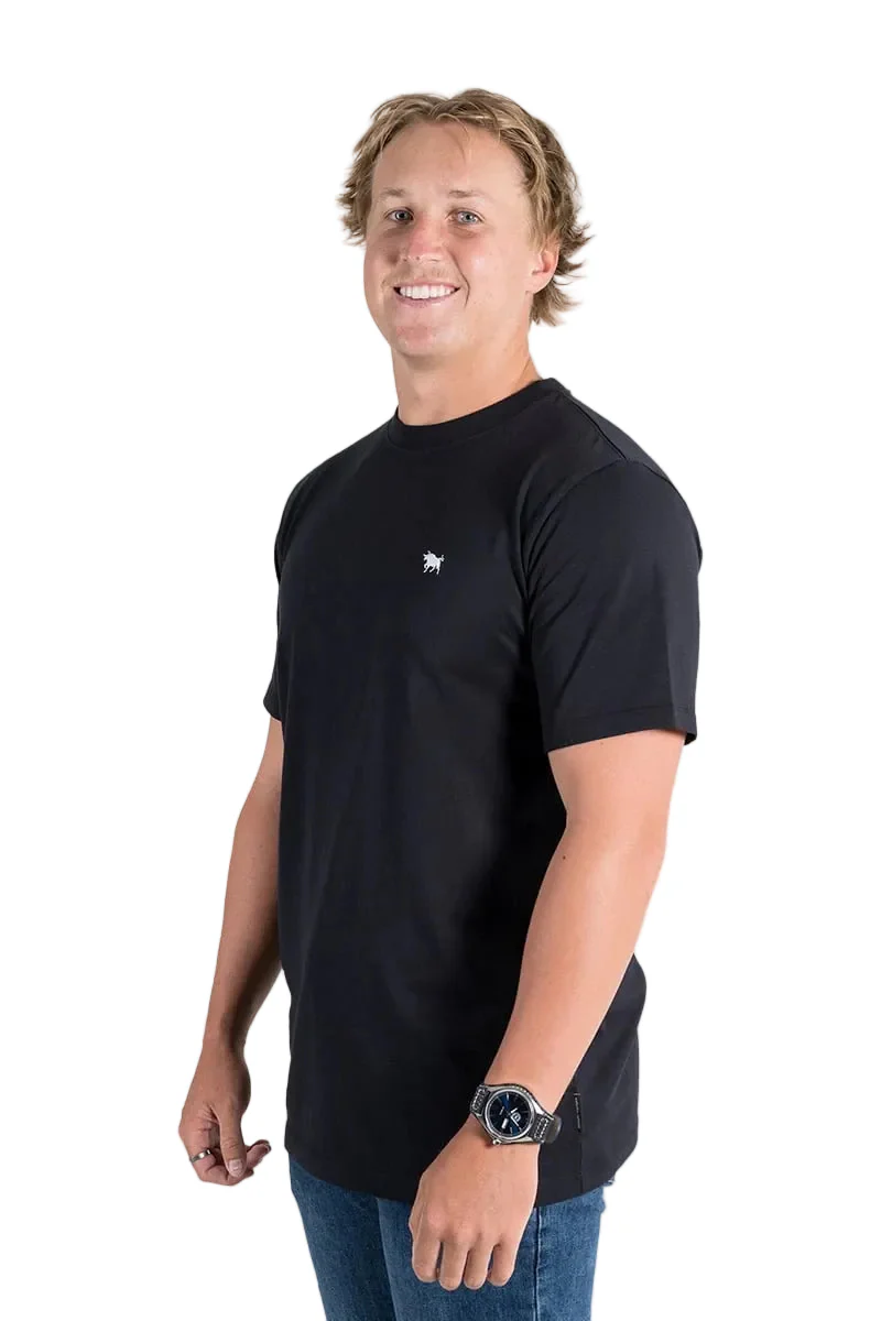 Ringers Western Mens Jarrahdale Classic Fit Tee (121076RW) Black - Image 2