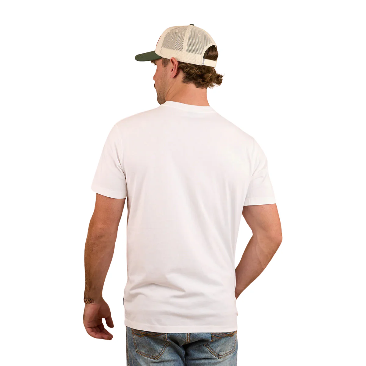 Ringers Western Mens Jarrahdale Classic Fit S/S Tee (121076RW) White - Image 2