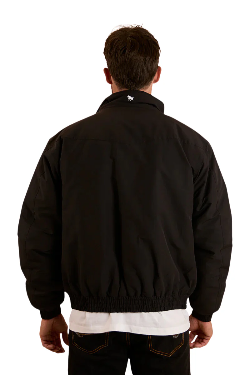 Ringers Western Mens Kidman Jacket (122059RW) Black with White Print - Image 3
