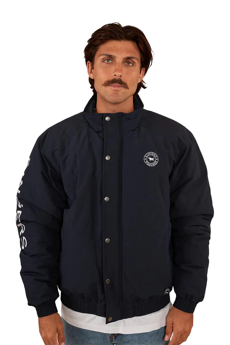 Ringers Western Mens Kidman Jacket (122059RW) Navy/White - Image 2