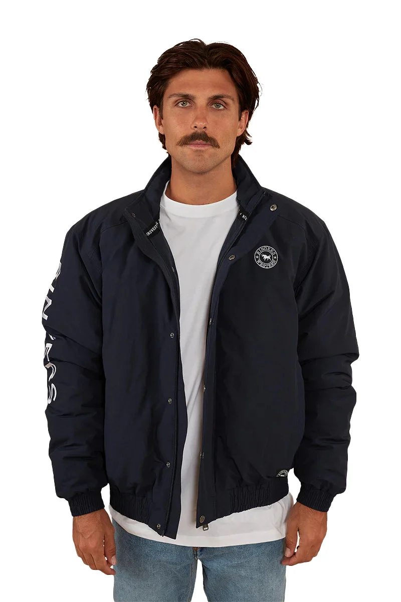 Ringers Western Mens Kidman Jacket (122059RW) Navy/White - Image 4