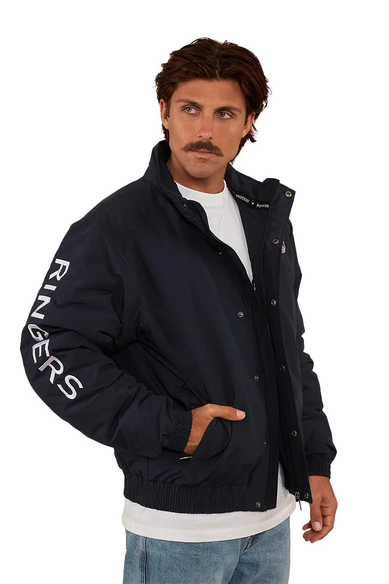 Ringers Western Mens Kidman Jacket (122059RW) Navy/White - Image 5