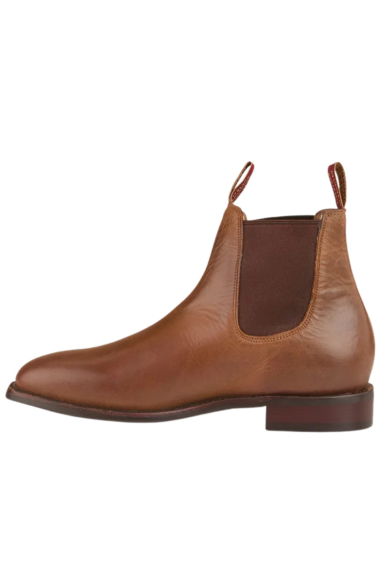 Ringers Western Mens Kununurra Dress Boots (519250001) Burnt Brown [AD] - Image 4