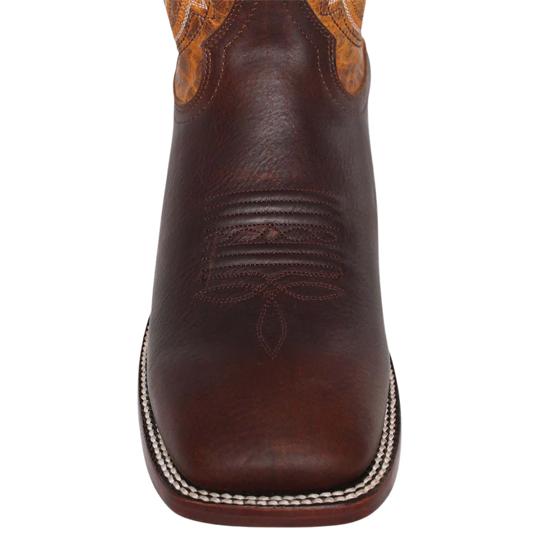Ringers Western Mens Longreach Western Boots (519250101) Tan - Image 9