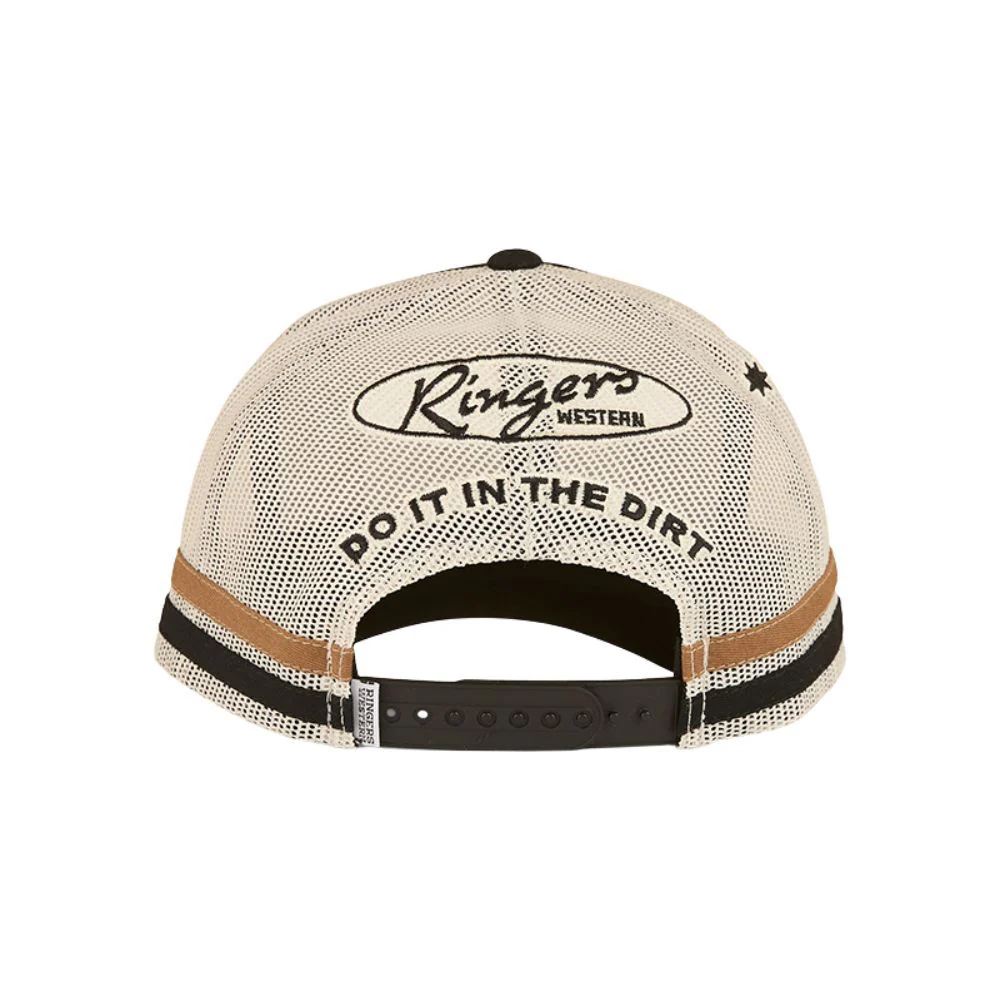 Ringers Western Mud Sweat Beers Deep Fit Trucker Cap (424032RW) Black OSFM - Image 3
