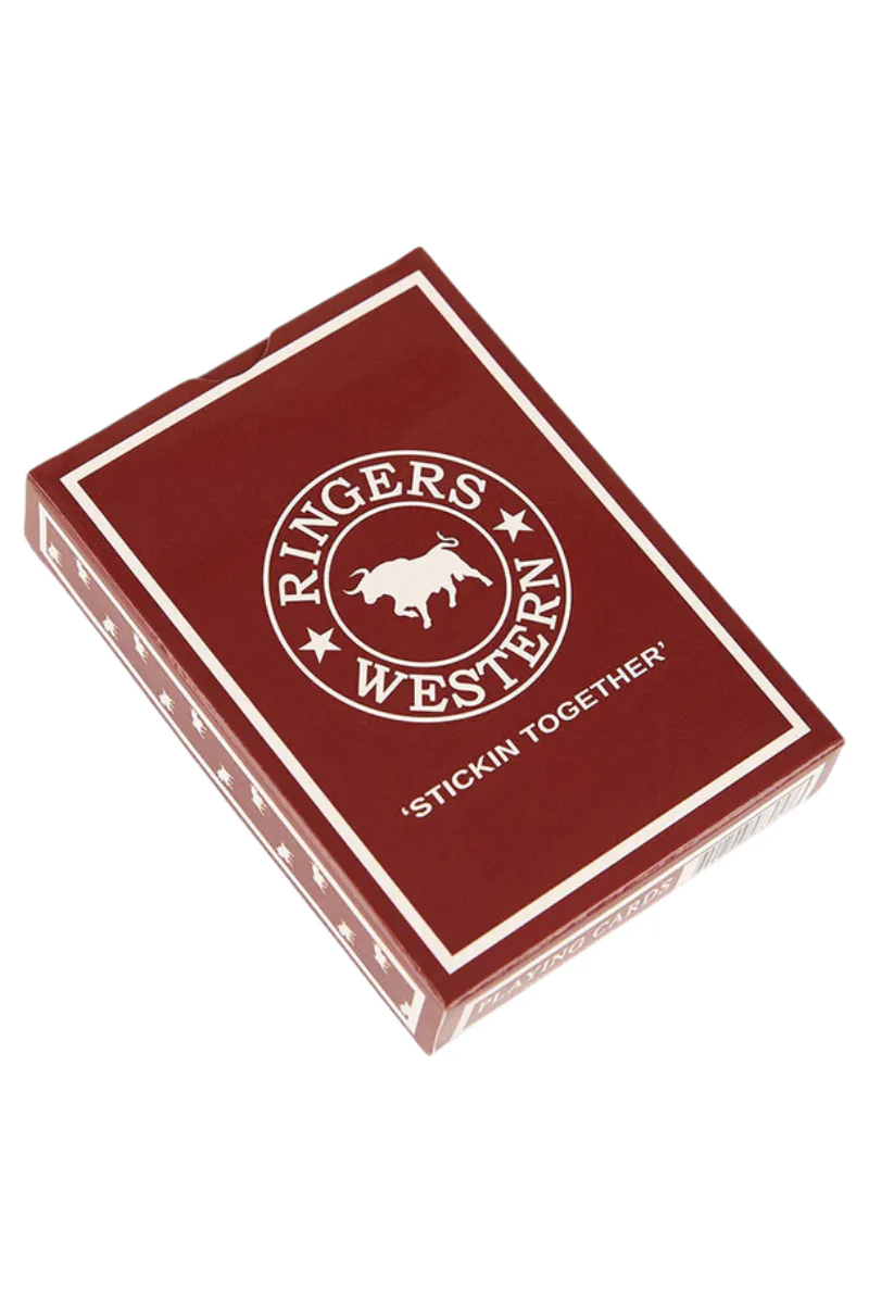 Ringers Western Saloon Deck Playing Cards (625004RW) Burgundy
