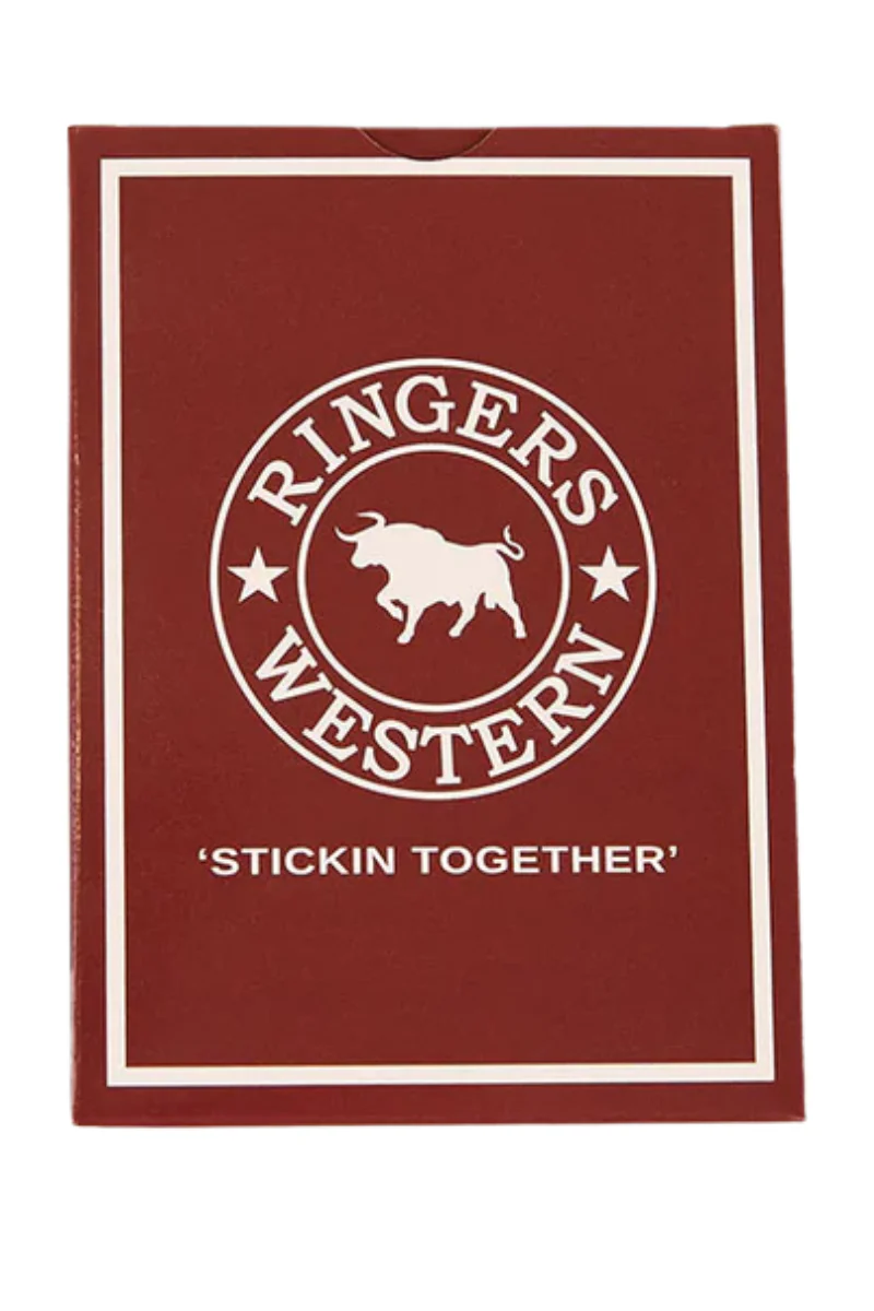 Ringers Western Saloon Deck Playing Cards (625004RW) Burgundy - Image 3