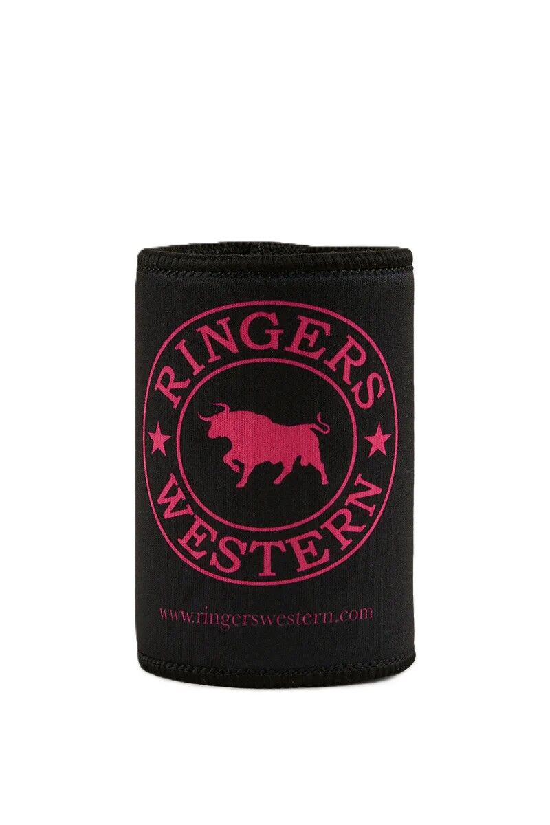 Ringers Western Signature Bull Stubby Cooler (723035RW) Black/Melon - Image 2