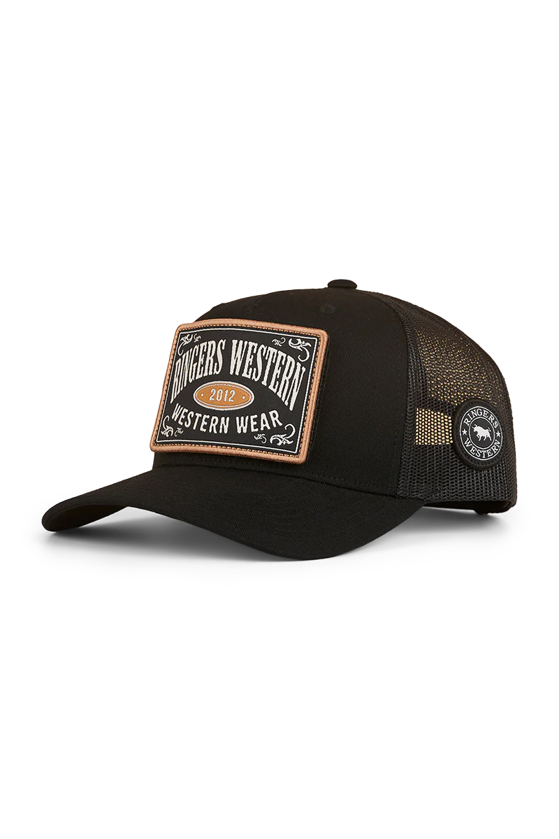 Ringers Western Switcheroo Trucker Cap (424042RW) Black OSFM - Image 9