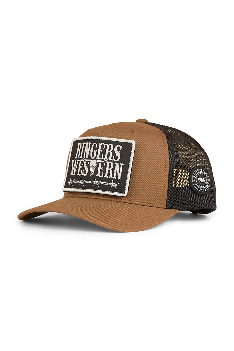 Ringers Western Switcheroo Trucker Cap (424042RW) Clay OSFM - Image 7