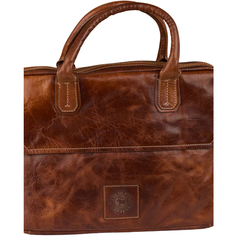 Ringers Western Toro Attache Laptop Bag (425020RW) Cognac - Image 3