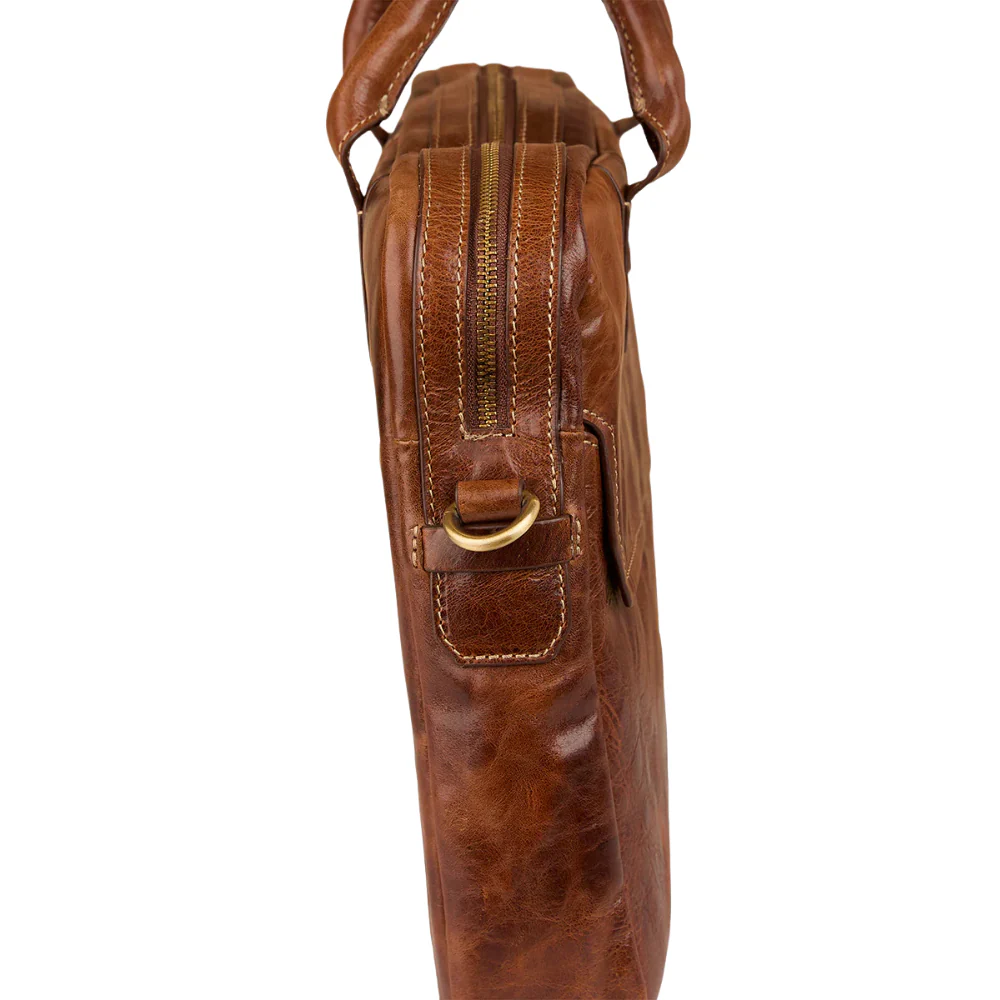 Ringers Western Toro Attache Laptop Bag (425020RW) Cognac - Image 4