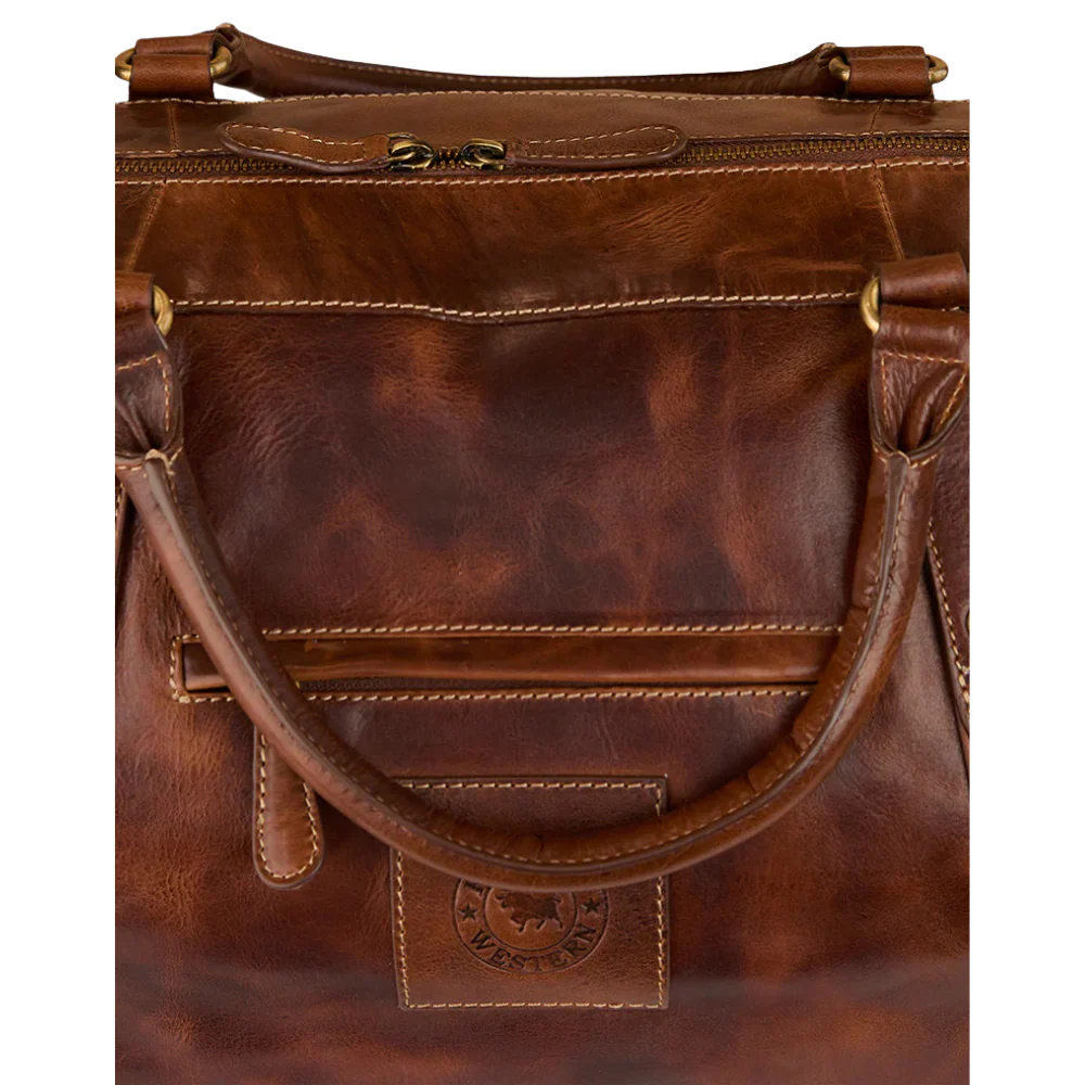 Ringers Western Toro Duffle Traveller Bag (425023RW) Cognac - Image 5
