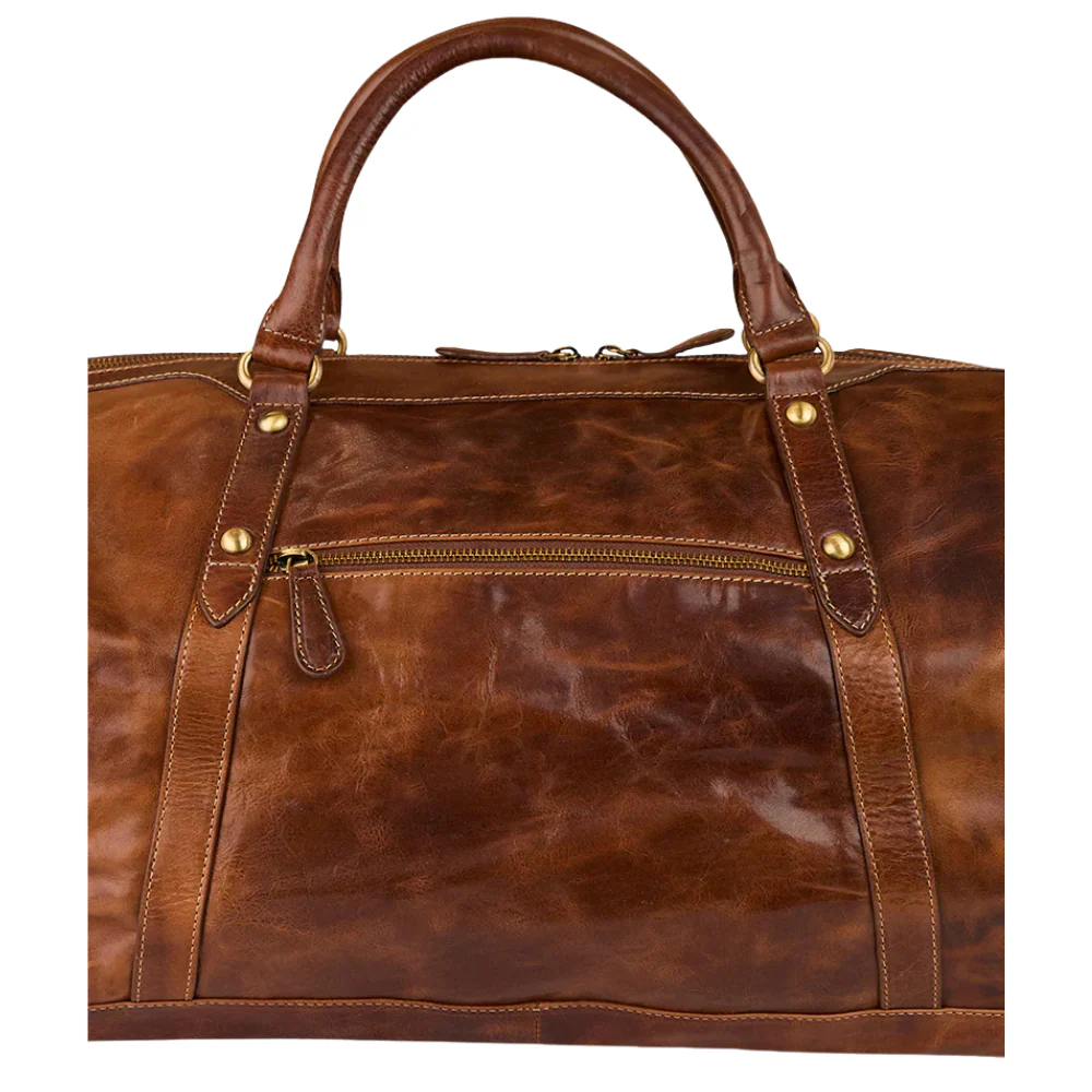 Ringers Western Toro Duffle Traveller Bag (425023RW) Cognac - Image 7