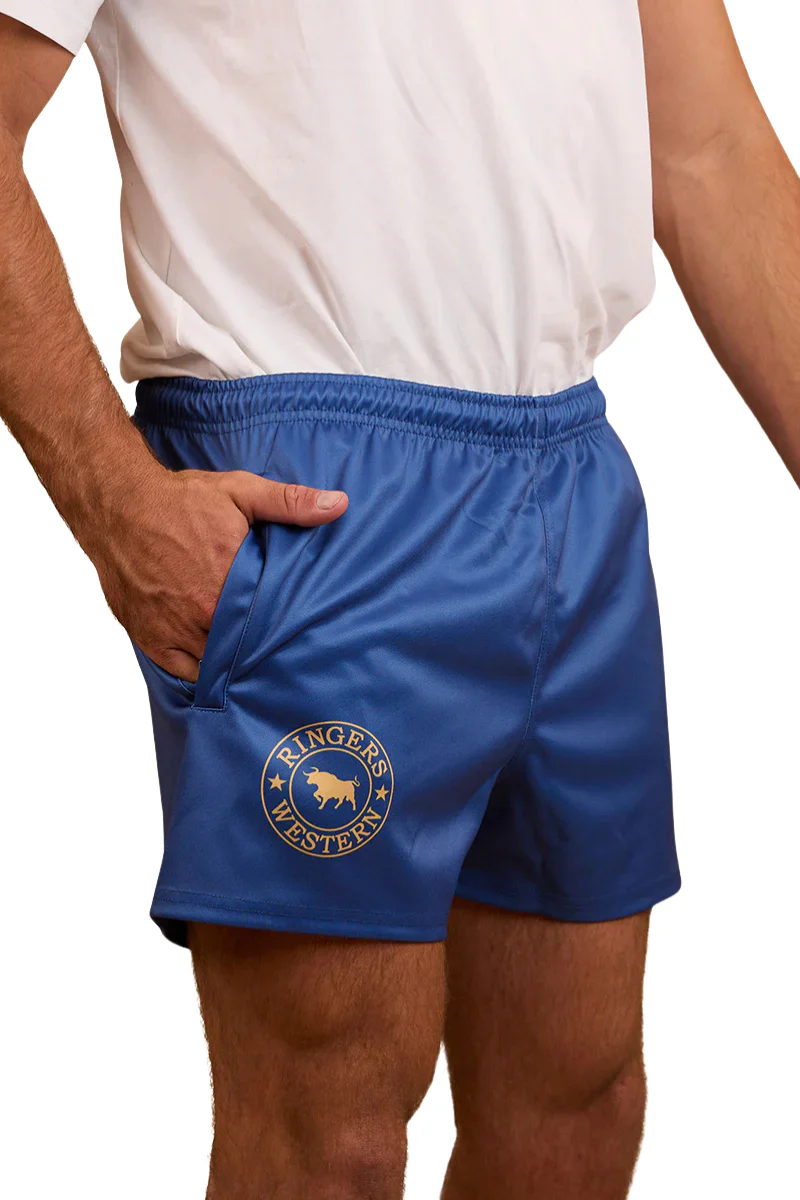 Ringers Western Unisex Footy Shorts (123049RW) Blue - Image 5