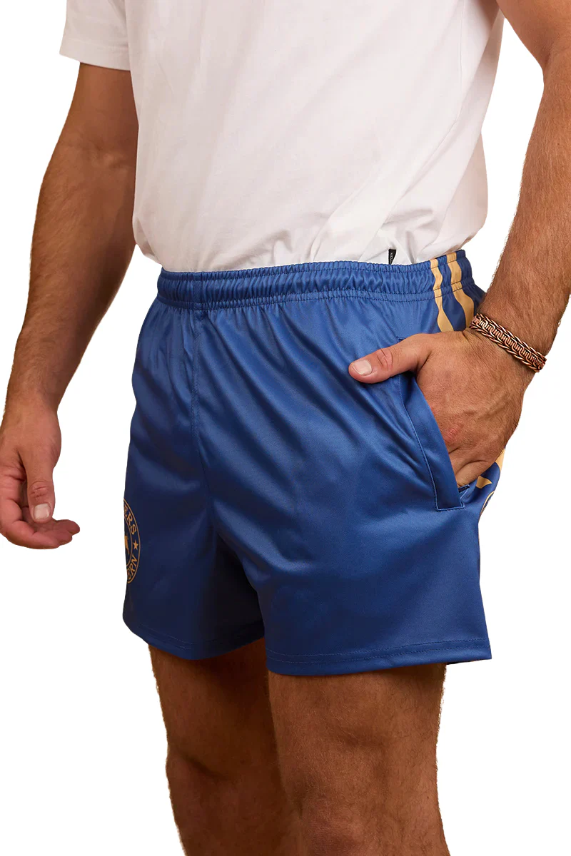 Ringers Western Unisex Footy Shorts (123049RW) Blue - Image 6