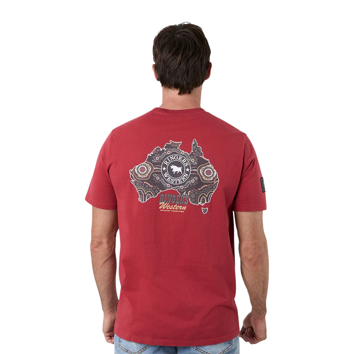 Ringers Western Unisex Garbala Classic Fit S/S Tee (425084RW) Brick Red