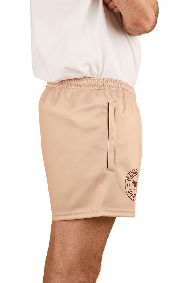 Ringers Western Unisex Walkabout Warrior Footy Shorts (424060RW) Dark Sand/Multi - Image 5
