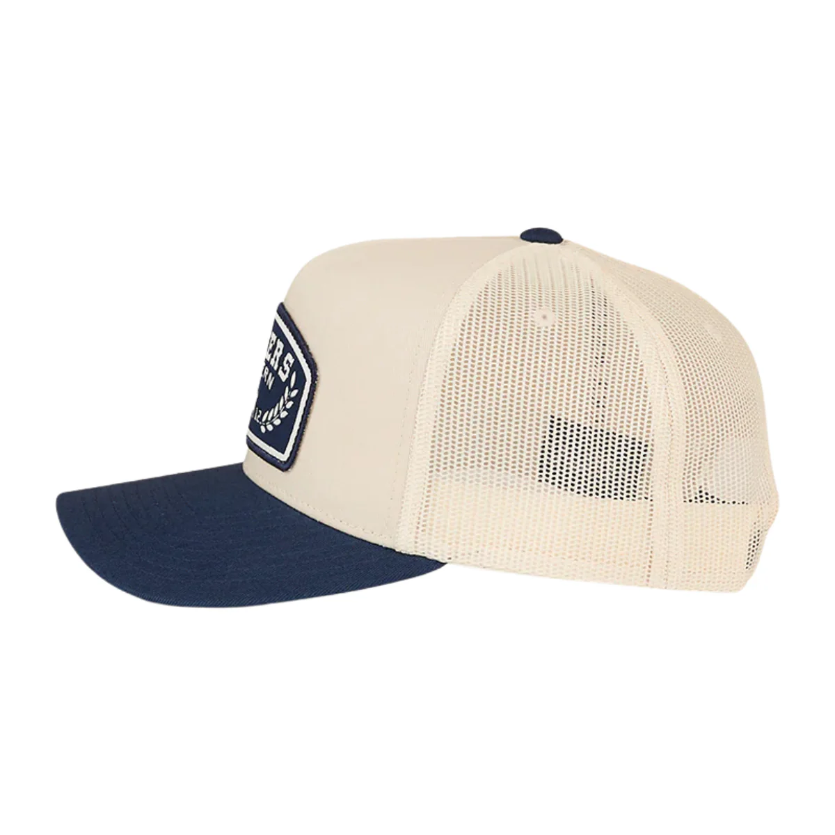 Ringers Western Wheatbelt Trucker Cap (425051RW) Off White/Navy - Image 2