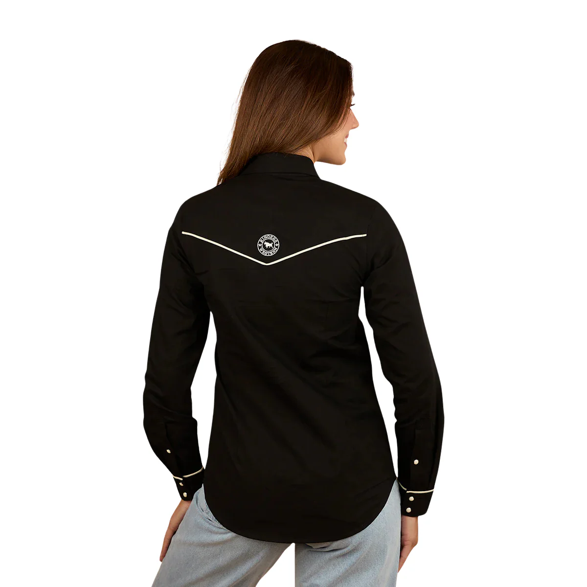 Ringers Western Womens Aisling L/S Western Shirt (225064RW) Black - Image 4