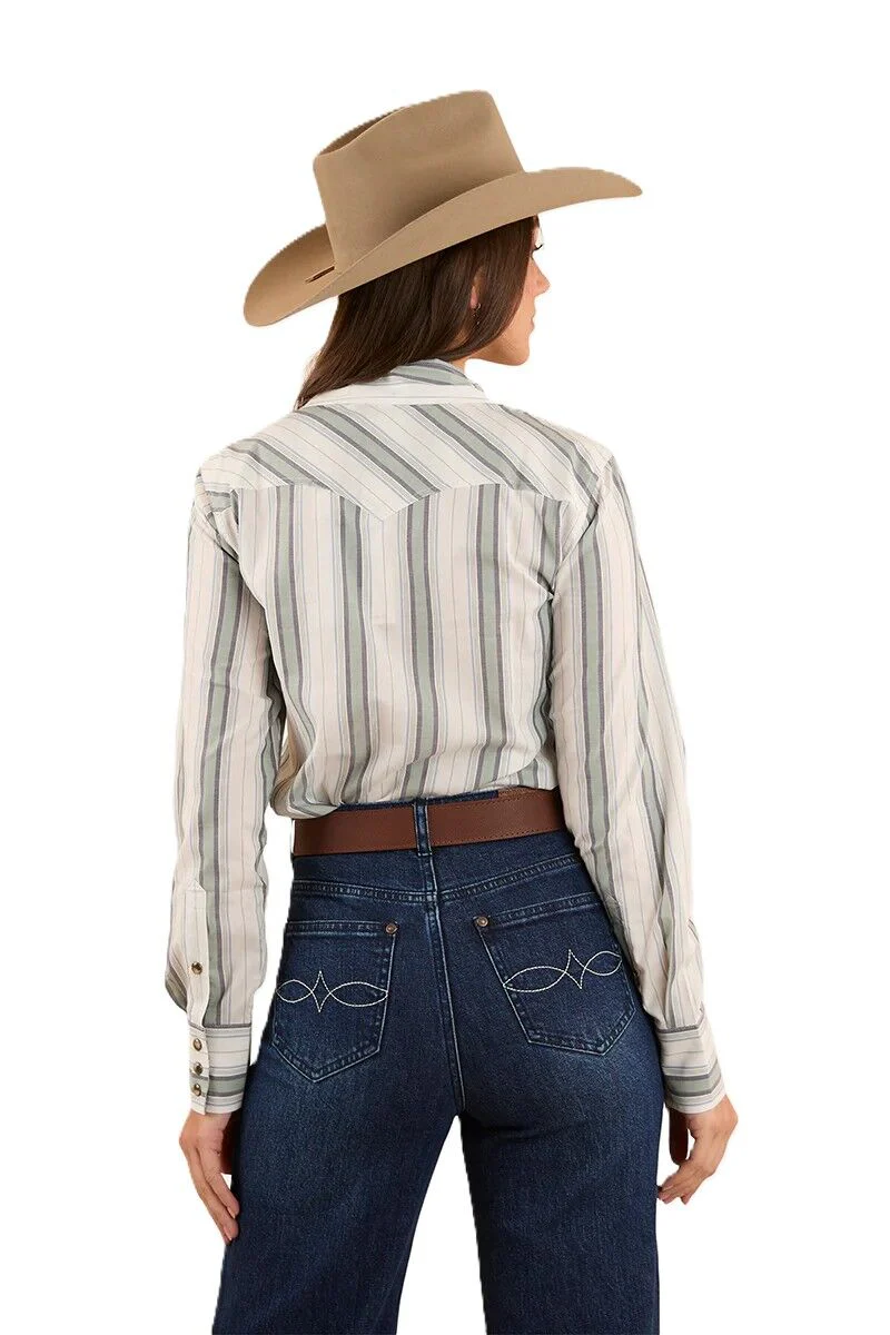 Ringers Western Womens Bubba L/S Western Shirt (223113RW) Dusty Sage [SD] - Image 4