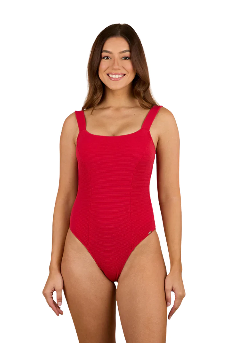 Ringers Western Womens Country Sunset Textured One Piece (224086RW) Red - Image 5