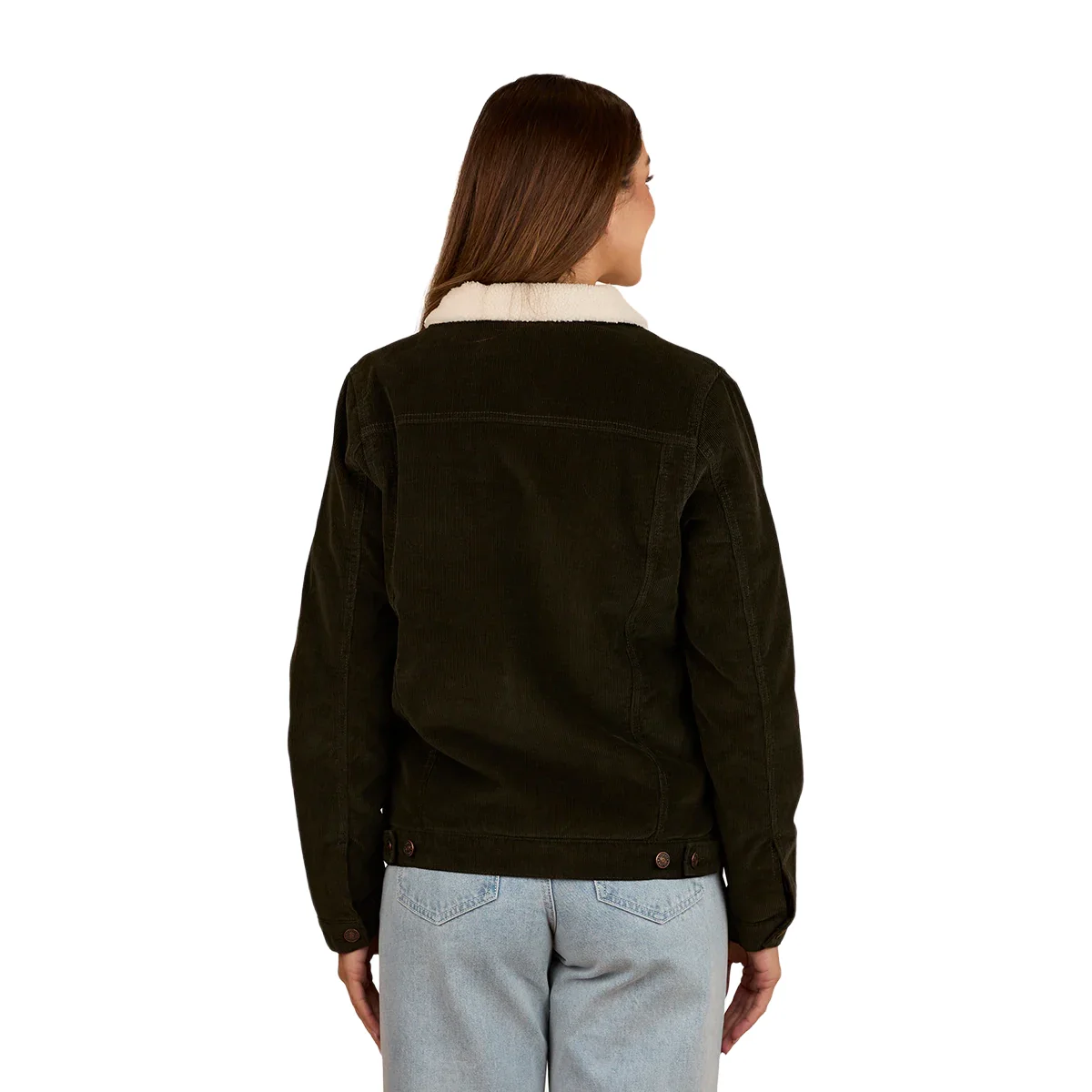 Ringers Western Womens Killawarra Corduroy Jacket (220211801) Olive - Image 5