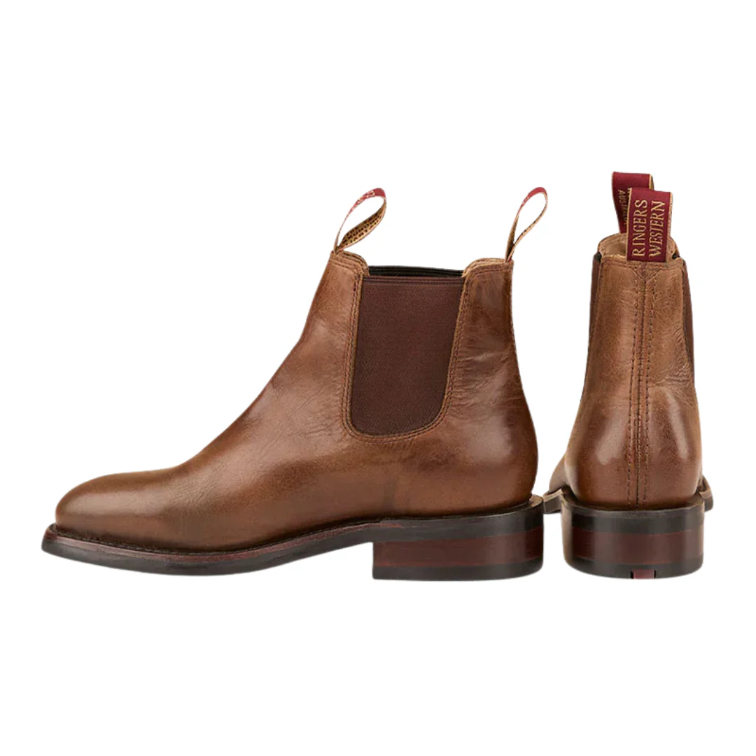 Ringers Western Womens Kununurra Dress Boots (225089RW) Burnt Brown - Image 4