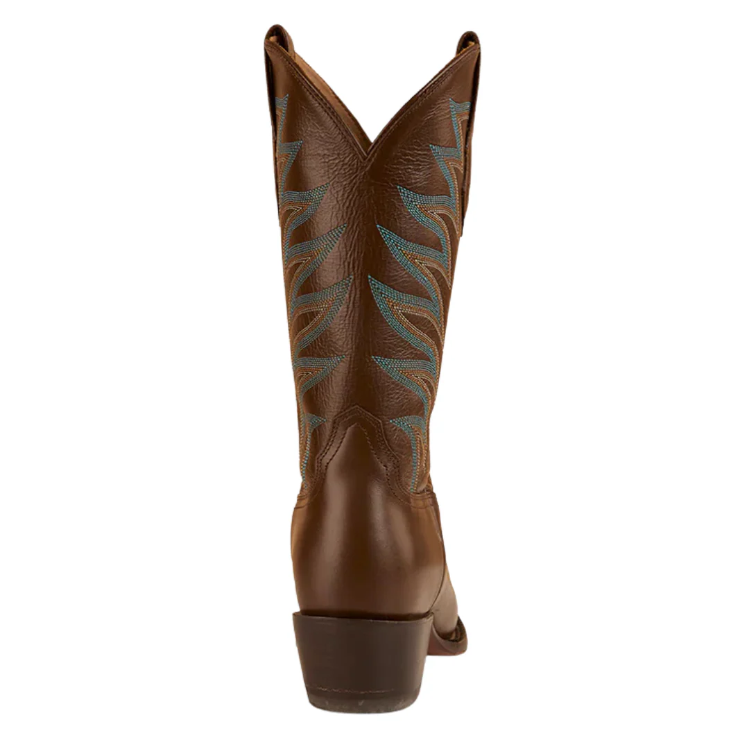 Ringers Western Womens Longreach Cuban Heel Boots (519250104) Saddle Tan - Image 3