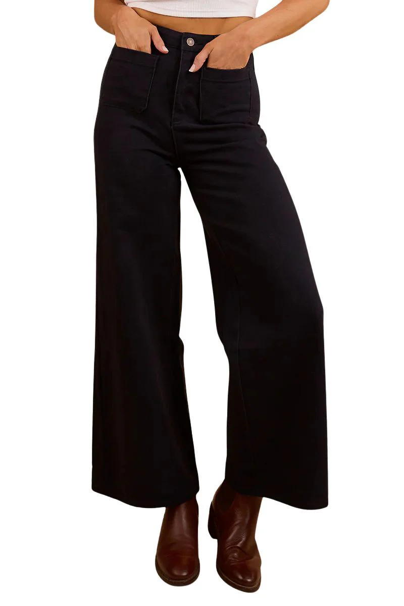 Ringers Western Womens Milani Wide Leg Pants (224029RW) Navy - Image 4