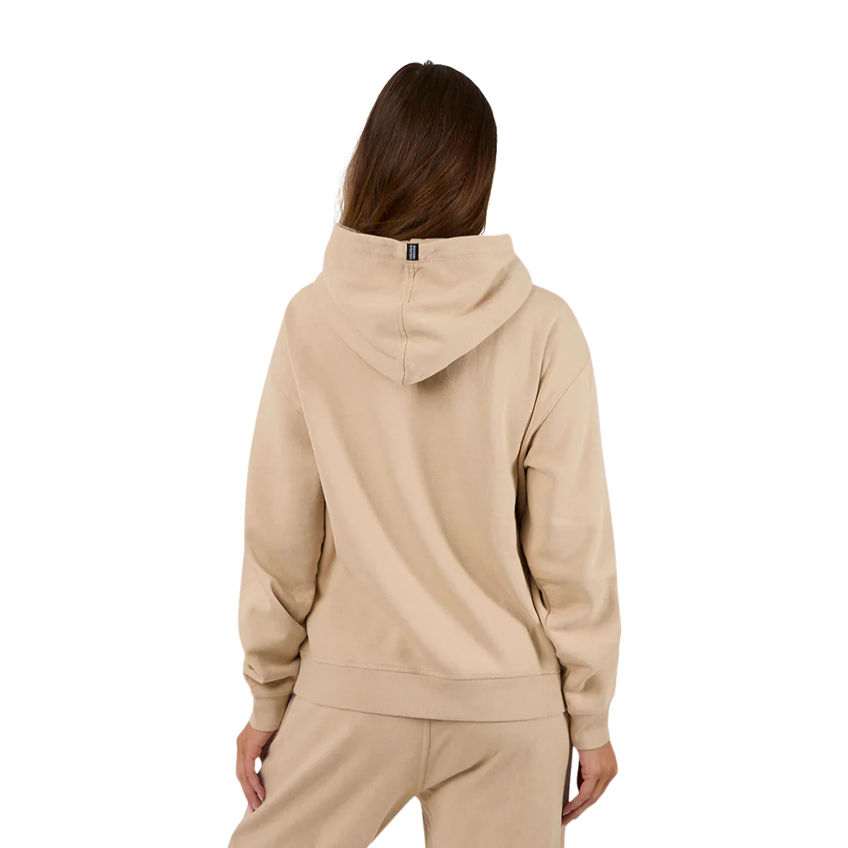 Ringers Western Womens RW College Oversized Pullover Hoodie (225037RW) Dark Sand - Image 4
